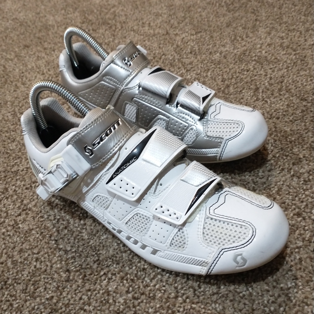 Scott Women's Road Pro Lady Comp White Biking Shoes Size 6.5
